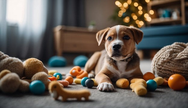 A playful puppy.