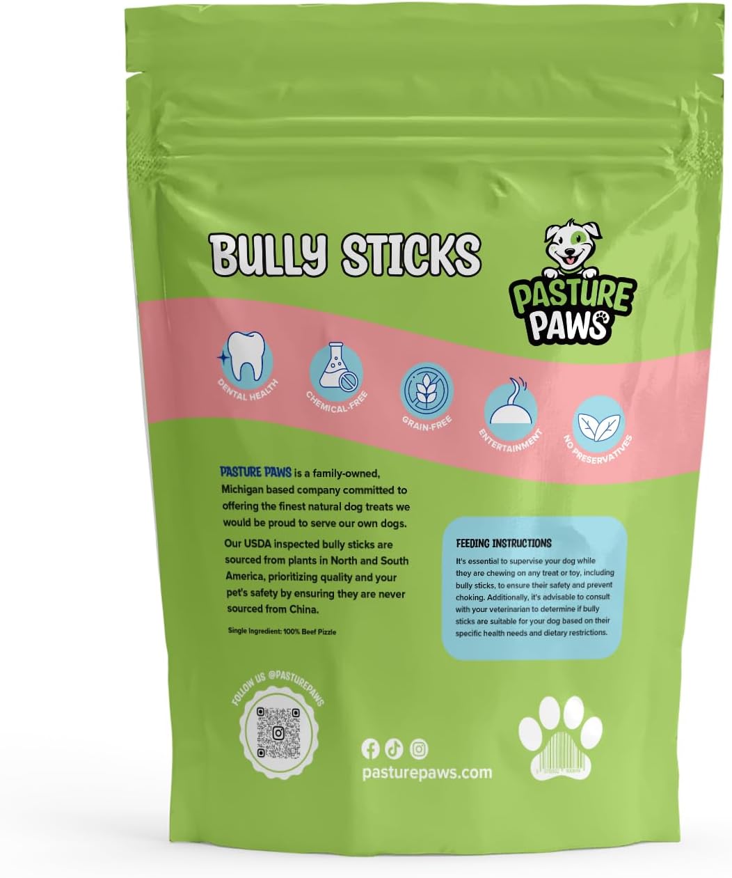 6" Bully Sticks (5 Count)