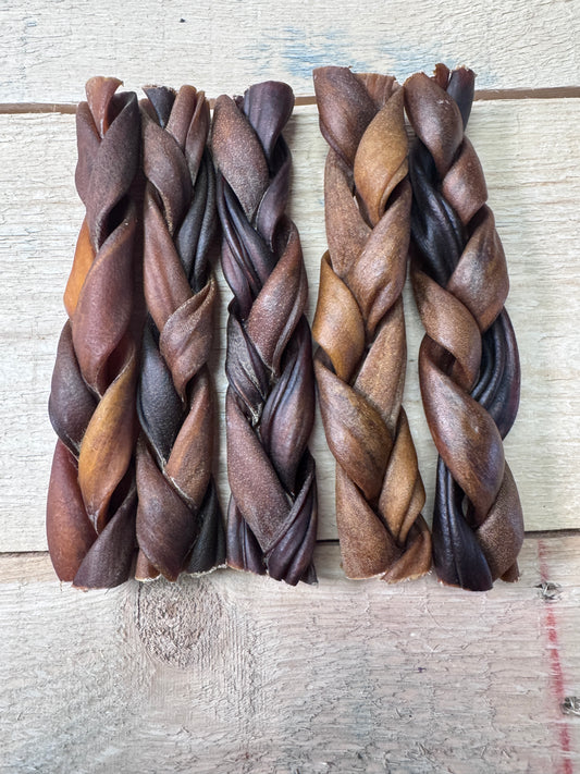Braided Collagen Sticks 5-6" - 5 Pack