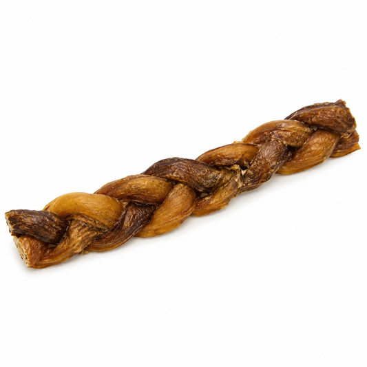 Braided Bully Stick 6"