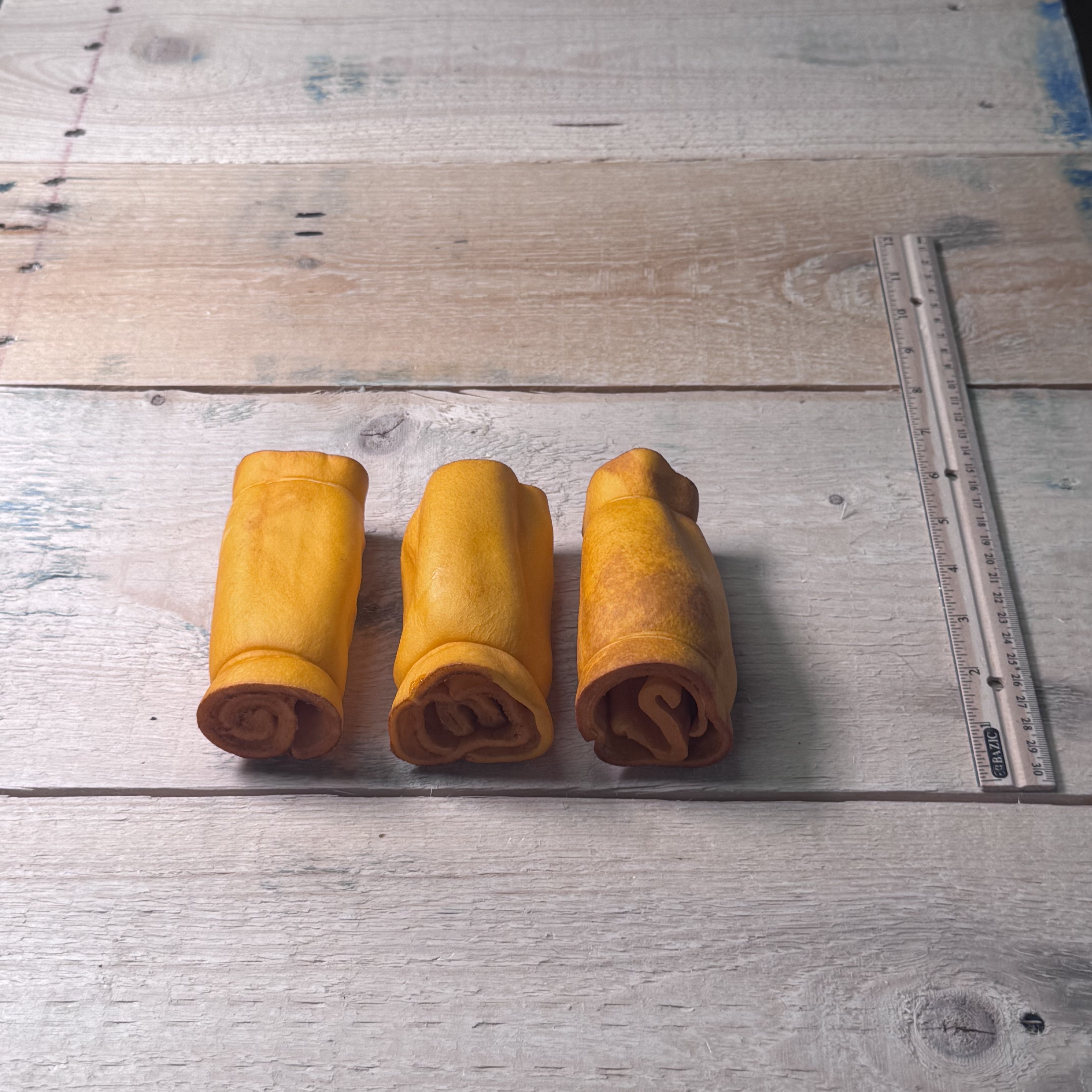 Cheek Roll Small - Cheese - 3 Pack - Pasture Paws