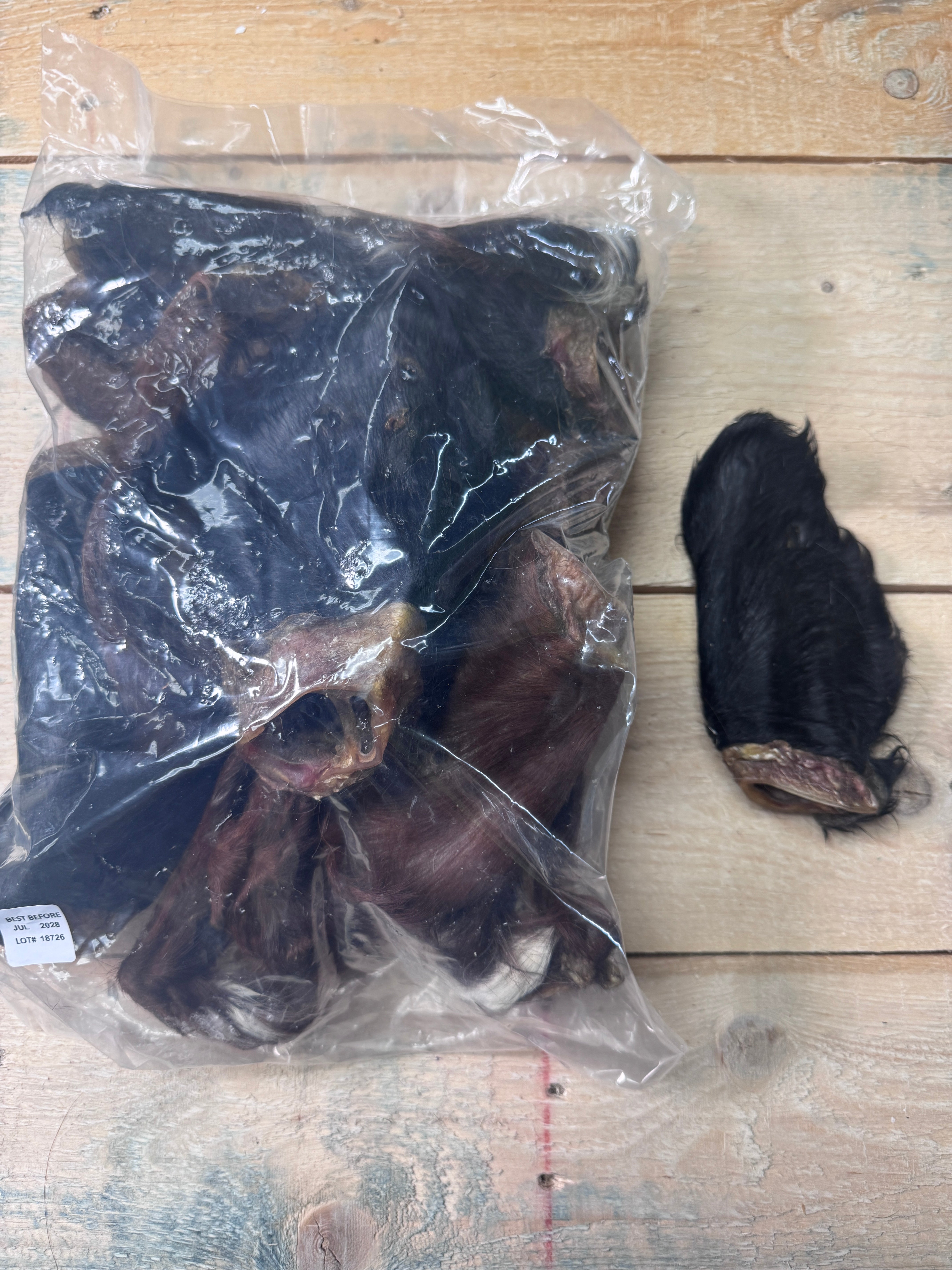 Hairy Cow Ears - 15 Pack - Pasture Paws
