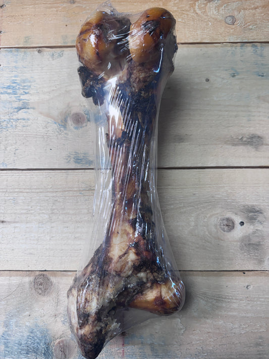 12-15" Meaty Smoked Beef Monster Bone - Pasture Paws