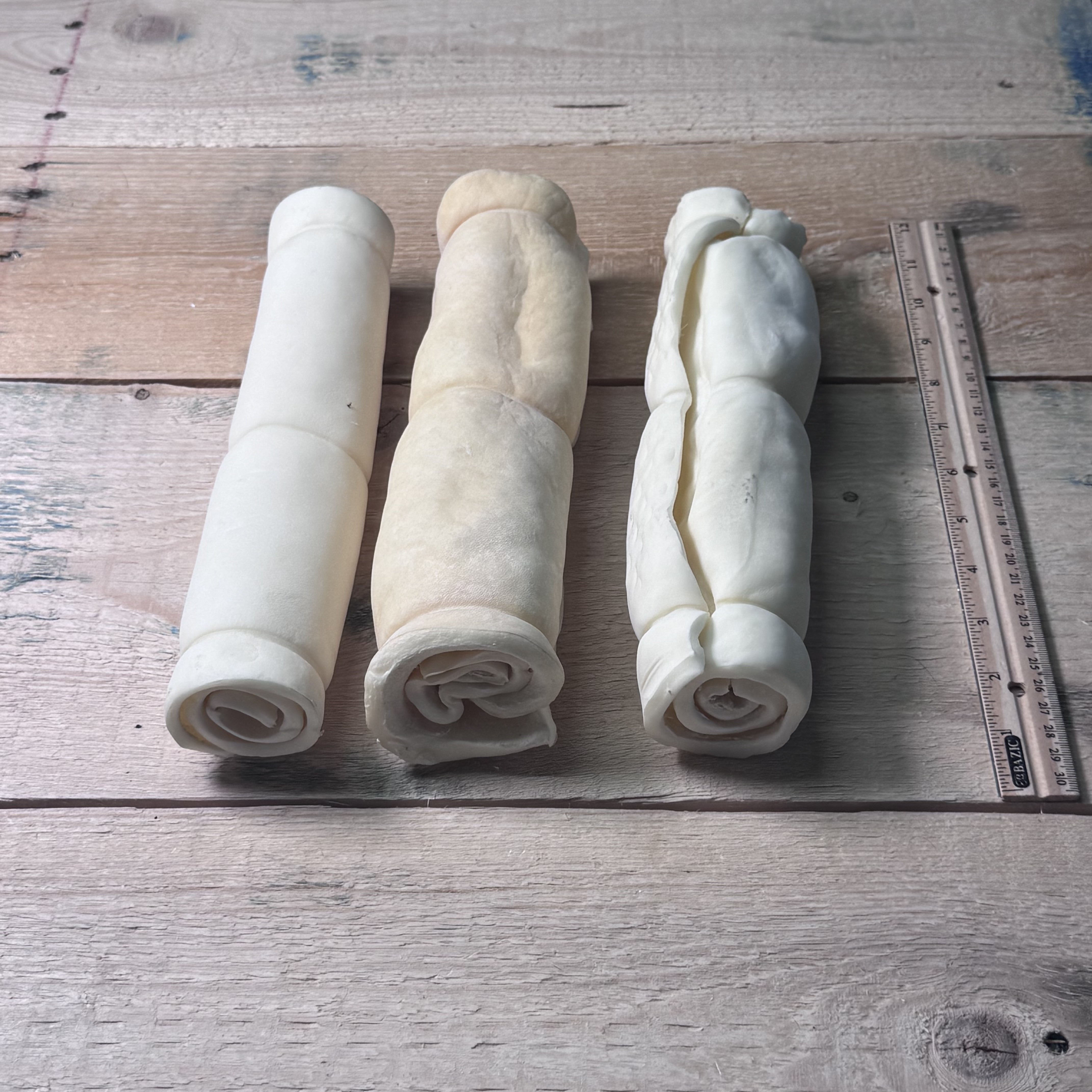 Cheek Roll Large - Natural - 3 Pack - Pasture Paws