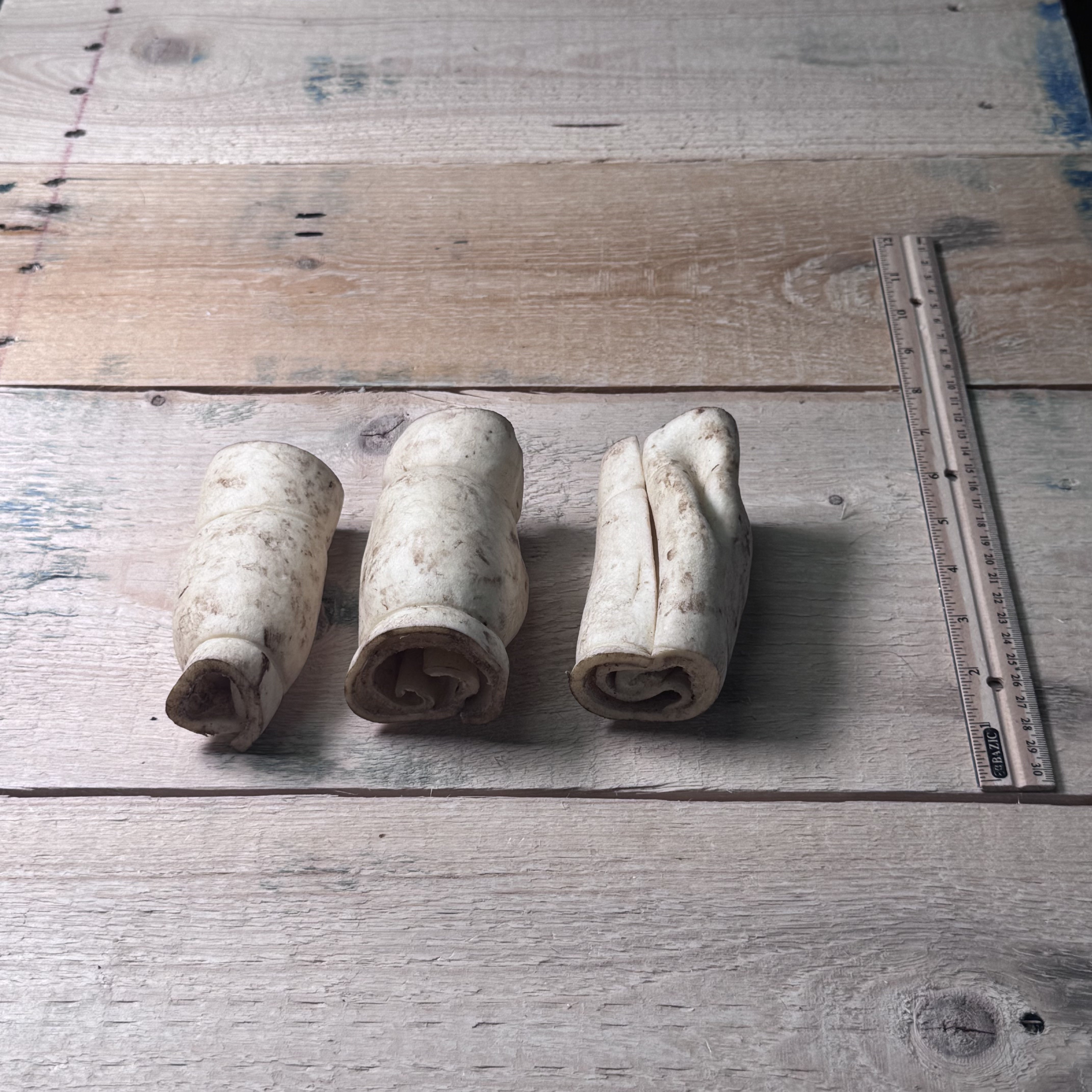 Cheek Roll Small - Hickory - 3 Pack - Pasture Paws