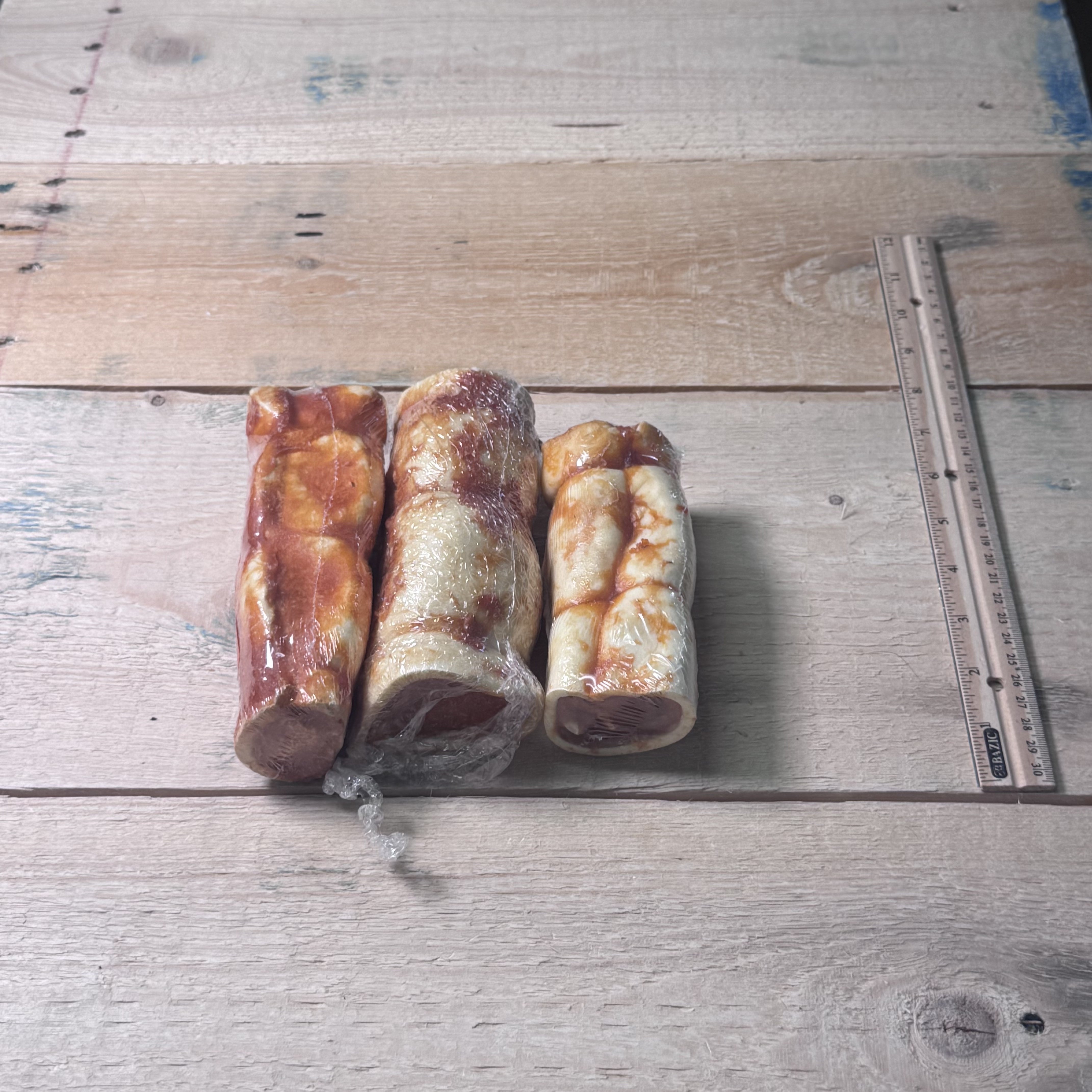 Cheek Roll Small - Chicken Glazed - 3 Pack - Pasture Paws