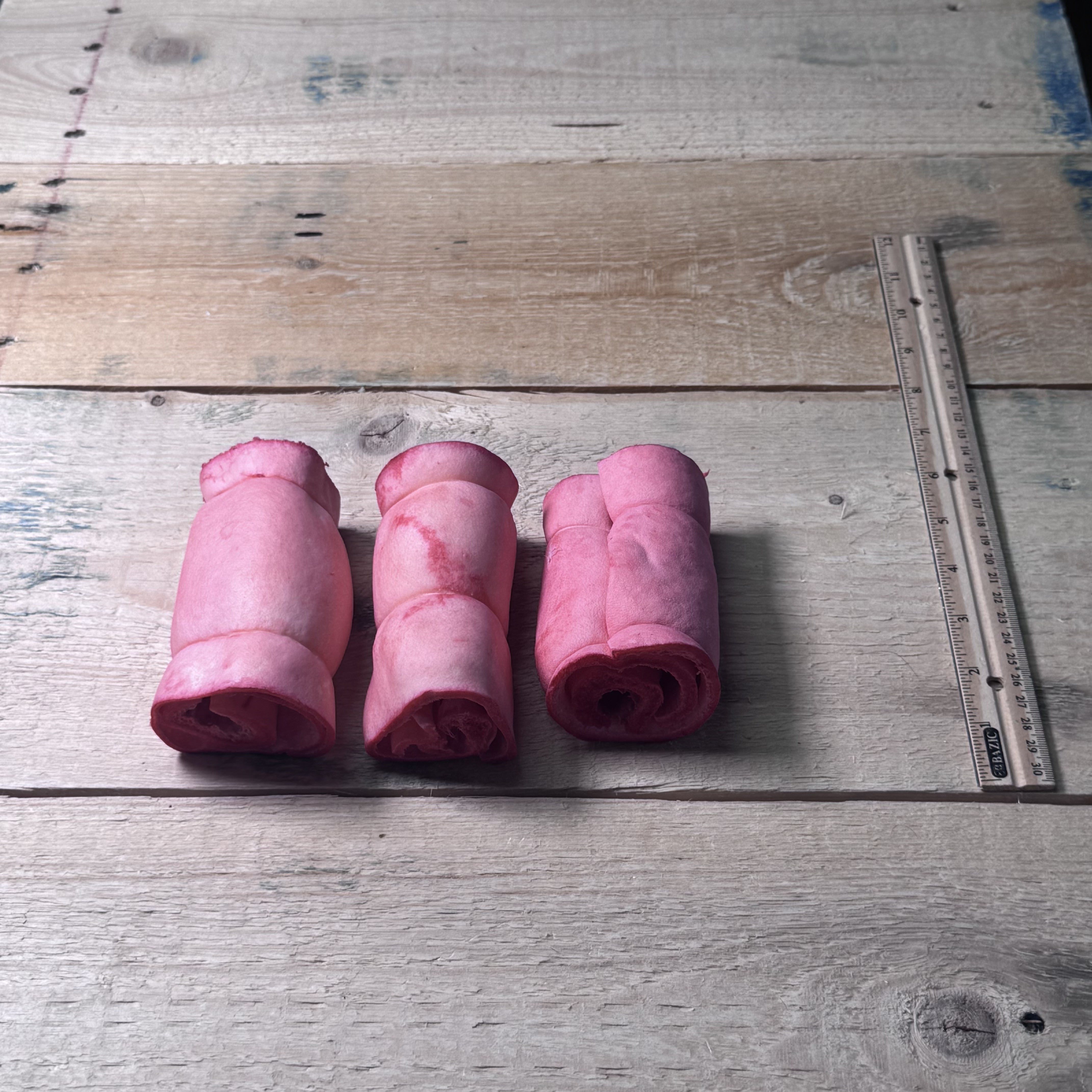 Cheek Roll Small - Bubble Gum - 3 Pack - Pasture Paws