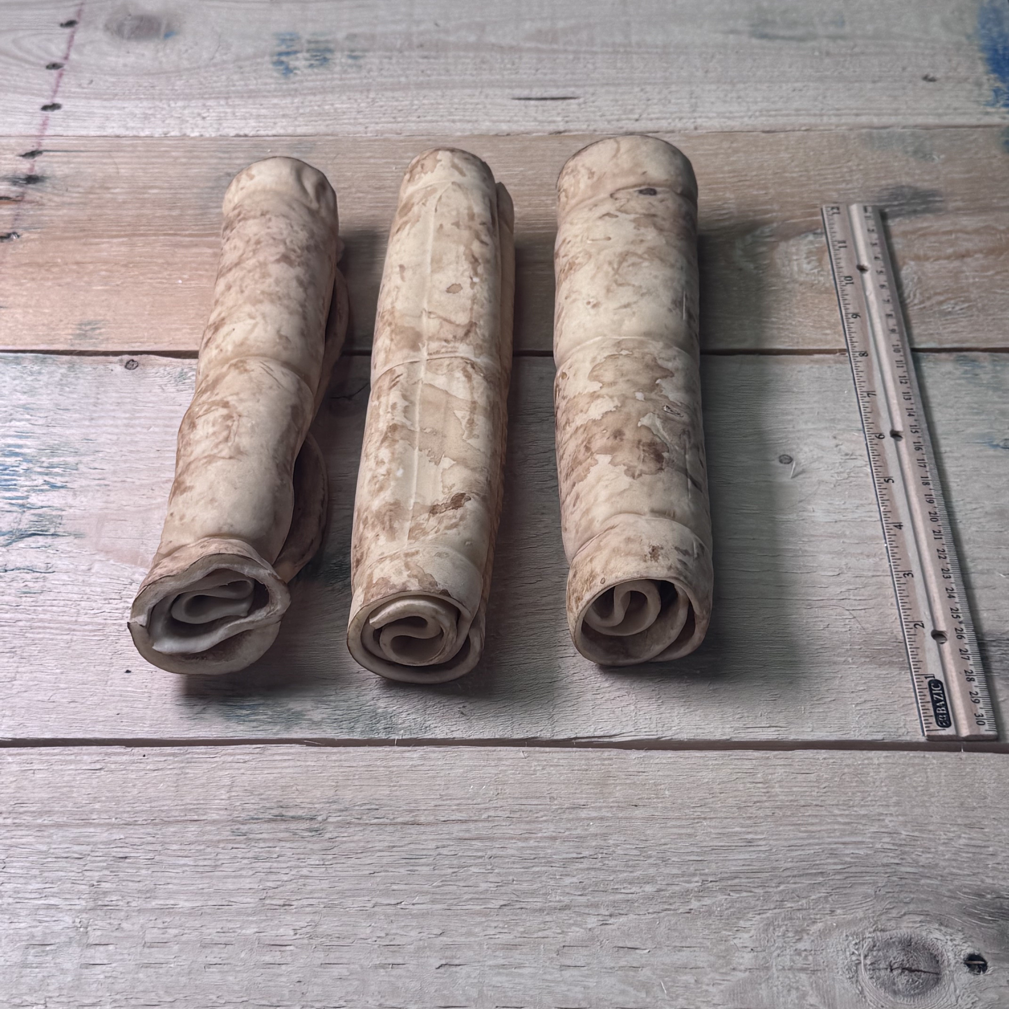 Cheek Roll Large - Peanut Butter - 3 Pack - Pasture Paws